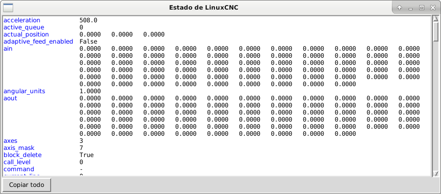 Status LinuxCNC