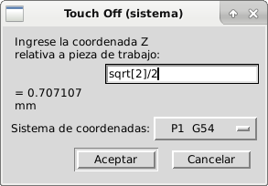 Touch Off