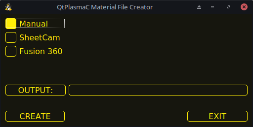 qtplasmac material main manual