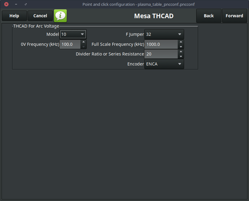 qtplasmac pncconf thcad