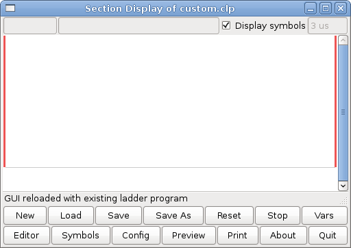 Section Display Default Window