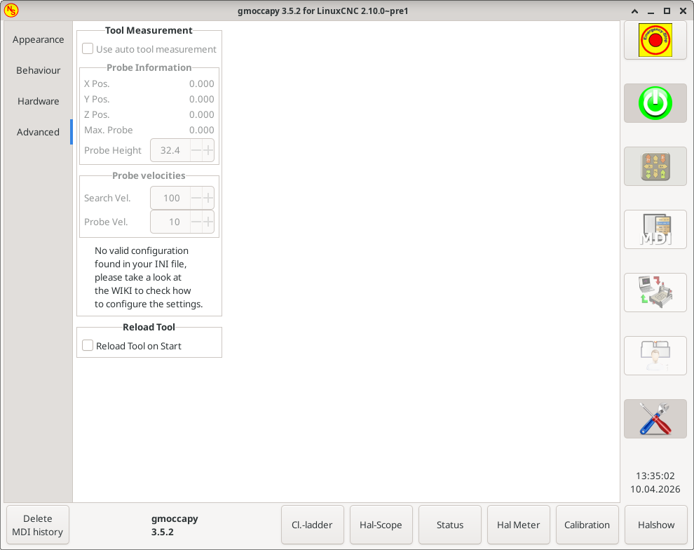 Advanced settings